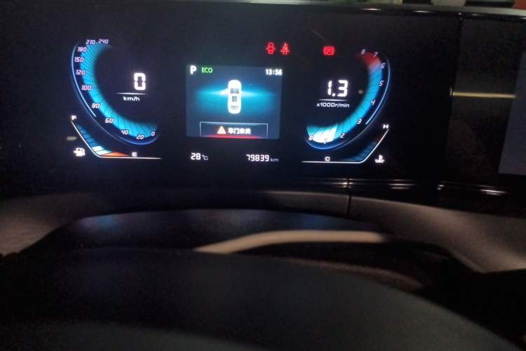 Used CHANGAN Eado 2021 PLUS Blue Whale NE 1.4T GDI DCT Prestige Model Odometer Close Up
