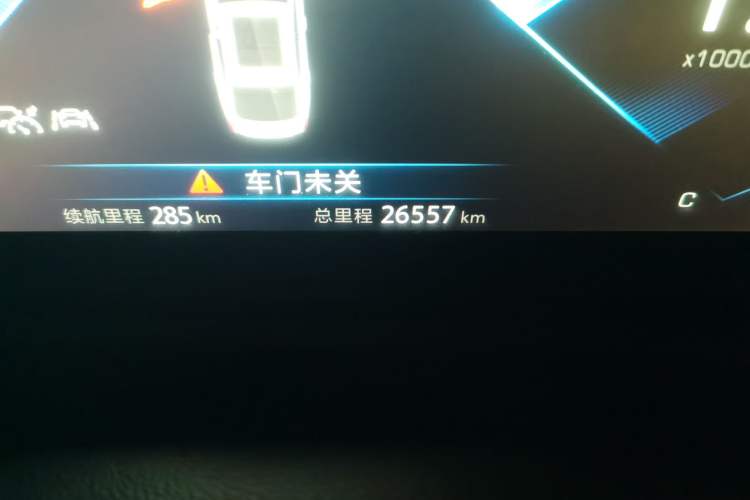 Used CHANGAN Eado 2021 PLUS Blue Whale NE 1.4T GDI DCT Flagship Model Odometer Close Up
