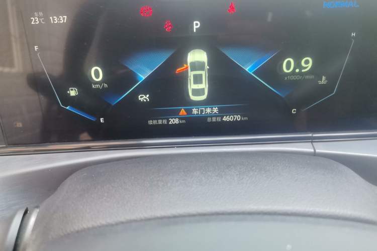 Used CHANGAN Eado 2021 PLUS Blue Whale NE 1.4T GDI DCT Flagship Model Odometer Close Up