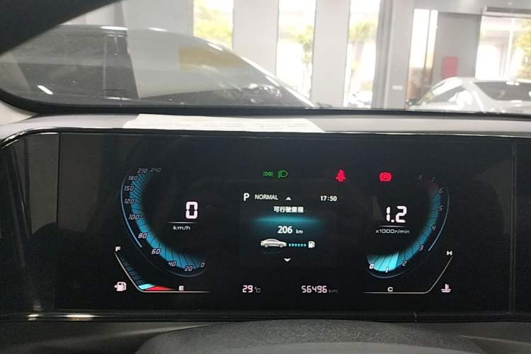 Used CHANGAN Eado 2021 PLUS Blue Whale NE 1.4T GDI DCT Prestige Model Instrument Cluster