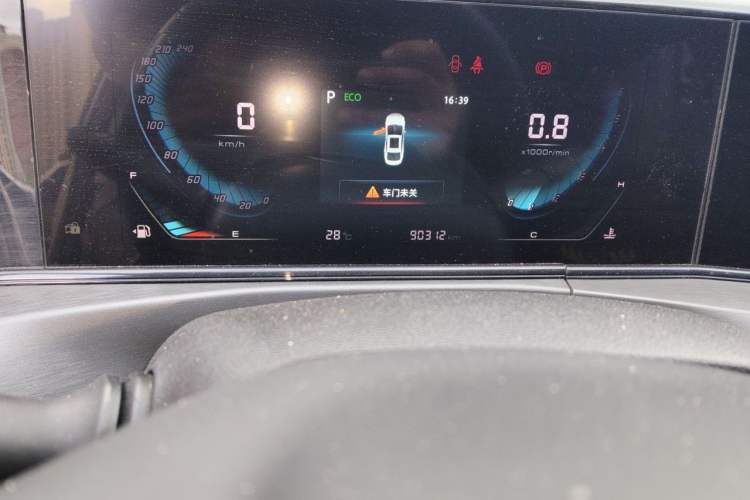 Used CHANGAN Eado 2021 PLUS Blue Whale NE 1.4T GDI DCT Prestige Model Odometer Close Up