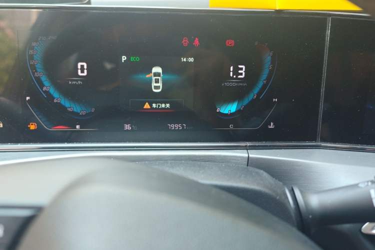 Used CHANGAN Eado 2021 PLUS Blue Whale NE 1.4T GDI DCT Prestige Model Odometer Close Up