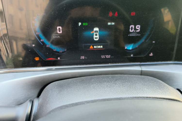 Used CHANGAN Eado 2021 PLUS Blue Whale NE 1.4T GDI DCT Prestige Model Odometer Close Up