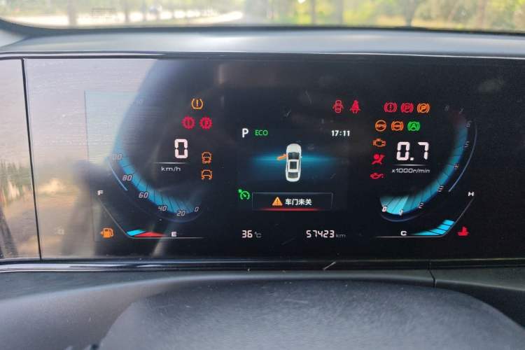 Used CHANGAN Eado 2021 PLUS Blue Whale NE 1.4T GDI DCT Flagship Model Instrument Cluster