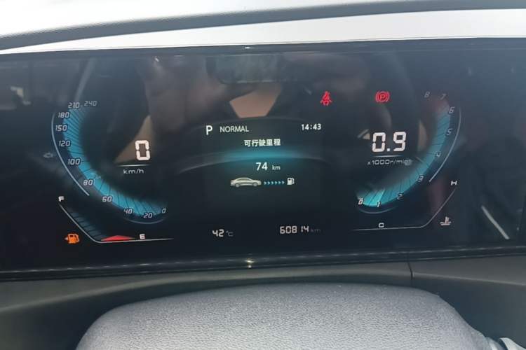 Used CHANGAN Eado 2021 PLUS Blue Whale NE 1.4T GDI DCT Prestige Model Instrument Cluster