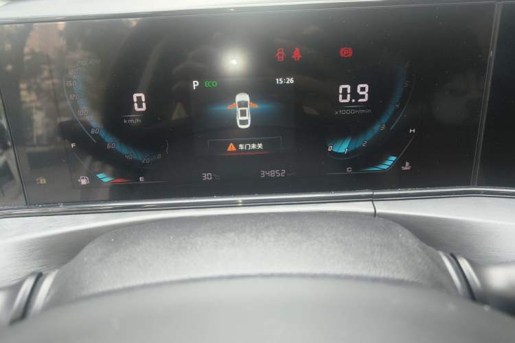 Used CHANGAN Eado 2021 PLUS Blue Whale NE 1.4T GDI DCT Prestige Model Odometer Close Up