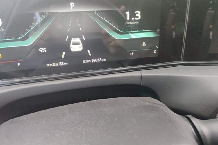 Used CHANGAN Eado 2021 PLUS Blue Whale NE 1.4T GDI DCT Flagship Model Odometer Close Up