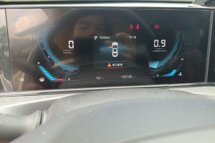 Used CHANGAN Eado 2021 PLUS Blue Whale NE 1.4T GDI DCT Prestige Model Odometer Close Up