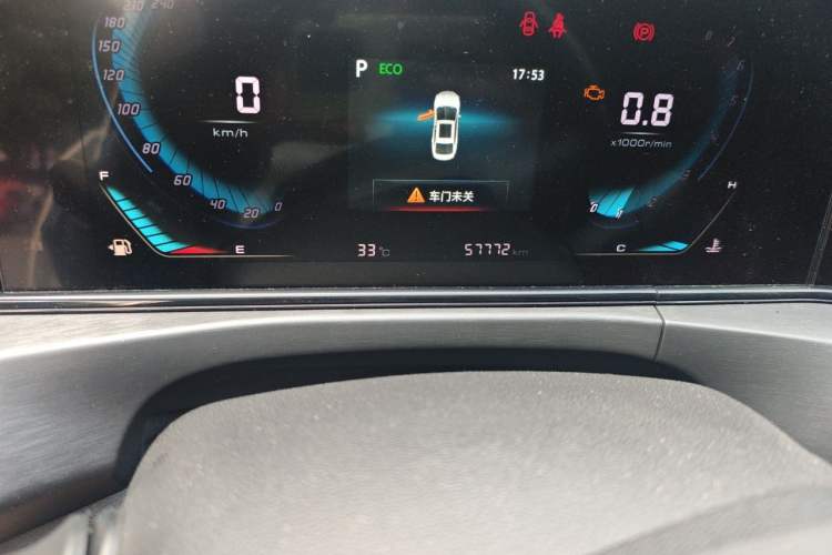 Used CHANGAN Eado 2021 PLUS Blue Whale NE 1.4T GDI DCT Prestige Model Odometer Close Up