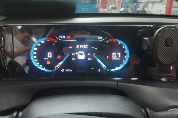 Used CHANGAN Eado 2021 PLUS 1.6L GDI Manual Elite Model Odometer Close Up