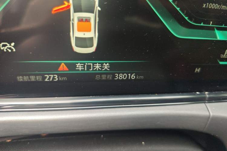 Used CHANGAN Eado 2021 PLUS Blue Whale NE 1.4T GDI DCT Flagship Model Odometer Close Up