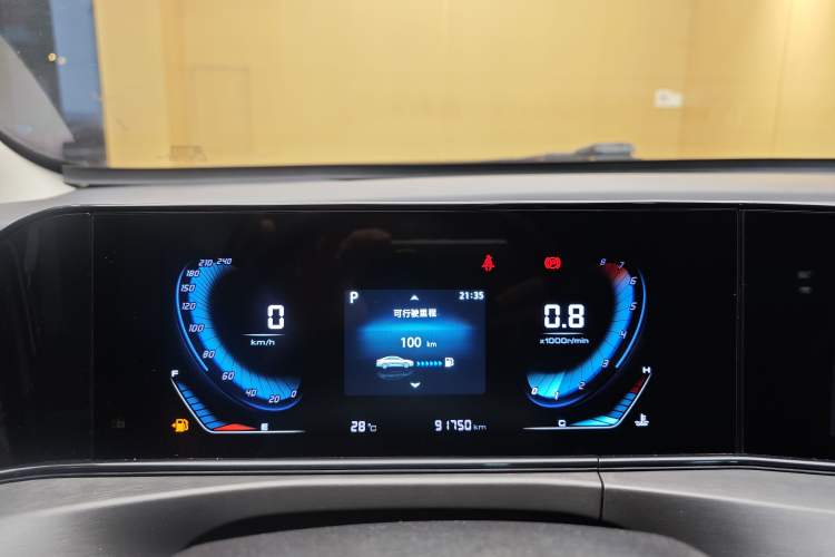Used CHANGAN Eado 2021 PLUS 1.6L GDI CVT Luxury Model Odometer Close Up