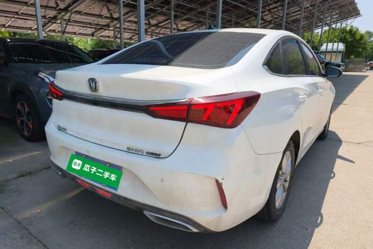 Used CHANGAN Eado 2021 PLUS 1.6L GDI CVT Elite Model Rear Right 45 Deg