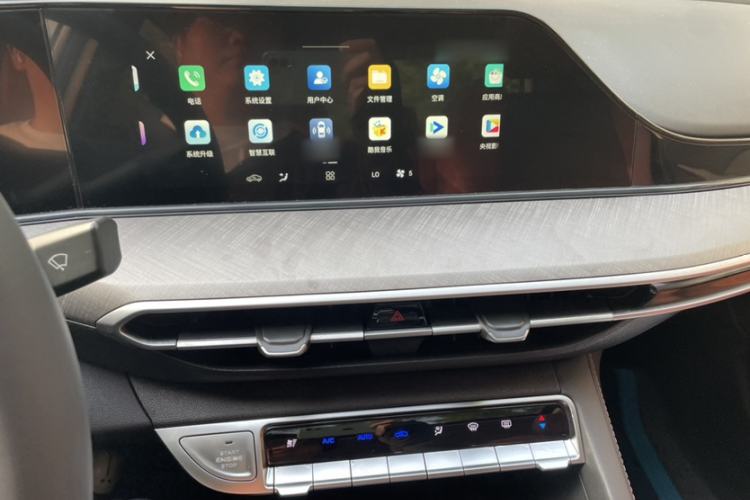 Used CHANGAN Eado 2022 PLUS Blue Whale NE 1.4T GDI DCT Prestige Edition Audio And AC Panel