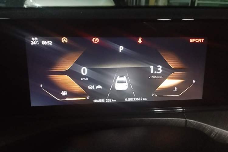 Used CHANGAN Eado 2022 PLUS Blue Whale NE 1.4T GDI DCT Flagship Edition Instrument Cluster