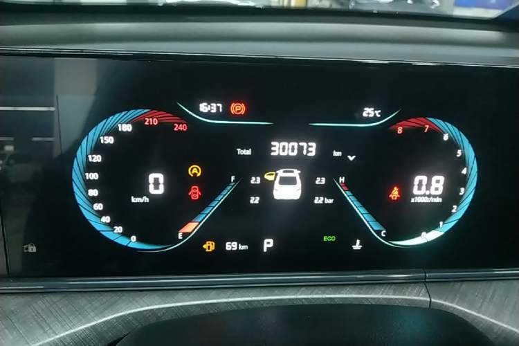 Used CHANGAN Eado 2022 PLUS Blue Whale NE 1.4T GDI DCT Prestige Edition Instrument Cluster