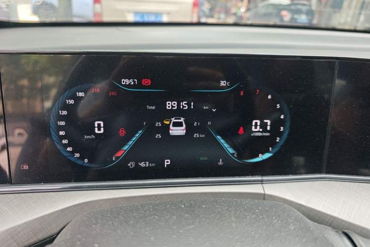 Used CHANGAN Eado 2022 PLUS Blue Whale NE 1.4T GDI DCT Prestige Edition Odometer Close Up