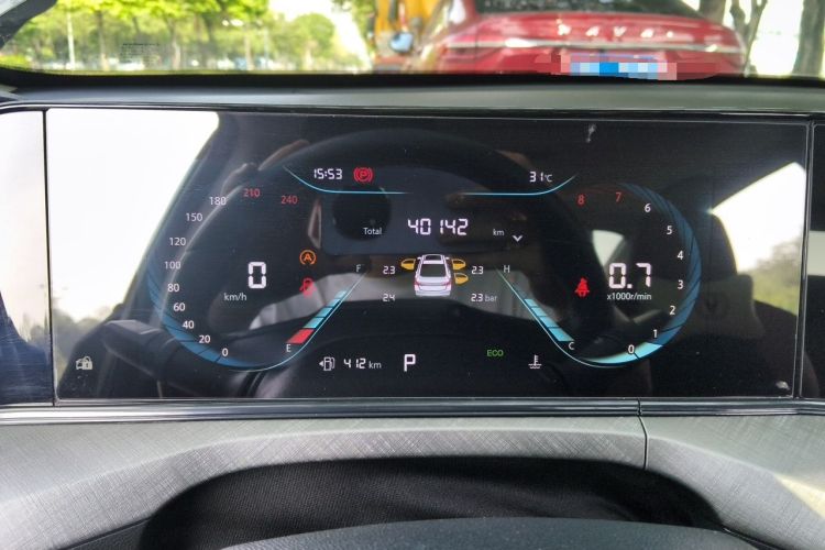 Used CHANGAN Eado 2022 PLUS Blue Whale NE 1.4T GDI DCT Prestige Edition Odometer Close Up