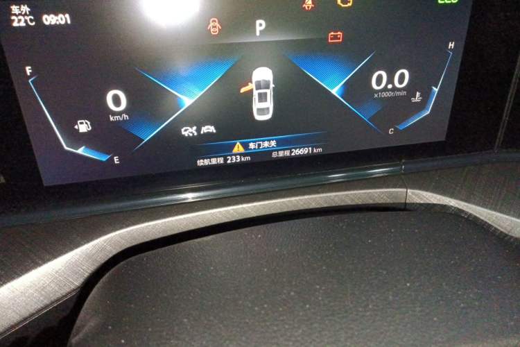 Used CHANGAN Eado 2022 PLUS Blue Whale NE 1.4T GDI DCT Flagship Edition Odometer Close Up