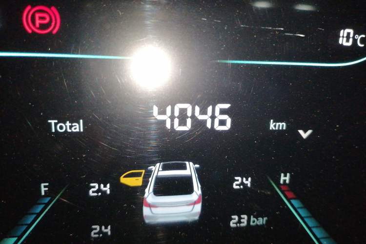 Used CHANGAN Eado 2022 PLUS 1.6L GDI Manual Elite Model Odometer Close Up