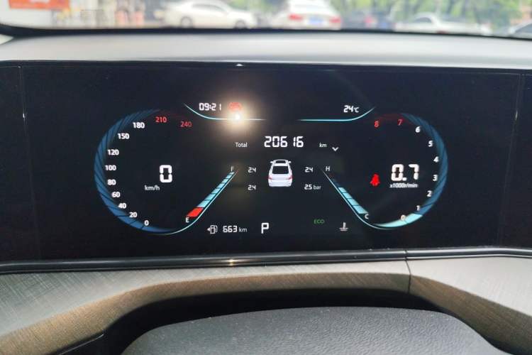 Used CHANGAN Eado 2022 PLUS Blue Whale NE 1.4T GDI DCT Prestige Edition Odometer Close Up
