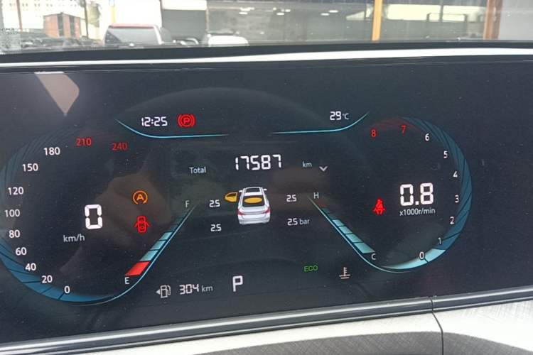 Used CHANGAN Eado 2022 PLUS Blue Whale NE 1.4T GDI DCT Prestige Edition Odometer Close Up