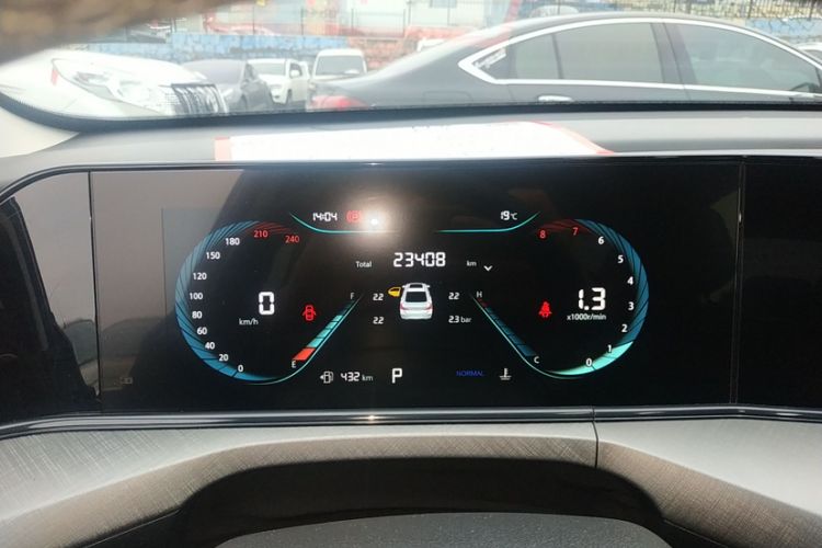 Used CHANGAN Eado 2022 PLUS Blue Whale NE 1.4T GDI DCT Prestige Edition Odometer Close Up