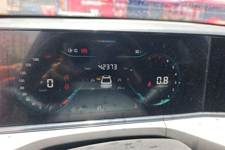Used CHANGAN Eado 2022 PLUS Blue Whale NE 1.4T GDI DCT Prestige Edition Odometer Close Up