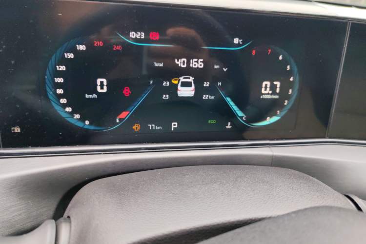 Used CHANGAN Eado 2022 PLUS 1.6L GDI CVT Elite Model Odometer Close Up