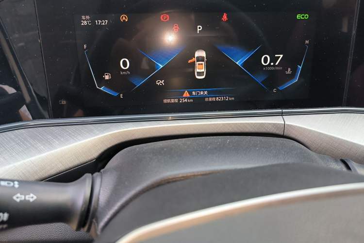 Used CHANGAN Eado 2022 PLUS Blue Whale NE 1.4T GDI DCT Flagship Edition Odometer Close Up