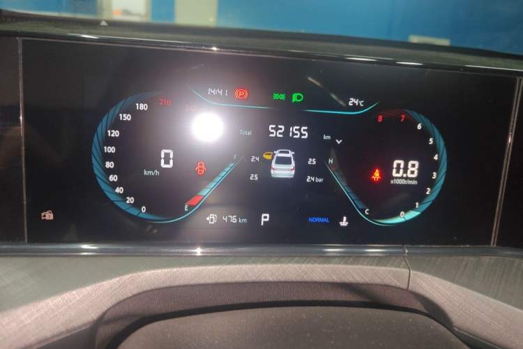 Used CHANGAN Eado 2022 PLUS Blue Whale NE 1.4T GDI DCT Prestige Edition Odometer Close Up