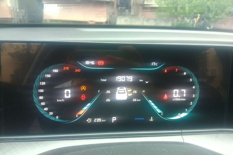 Used CHANGAN Eado 2022 PLUS Blue Whale NE 1.4T GDI DCT Prestige Edition Odometer Close Up