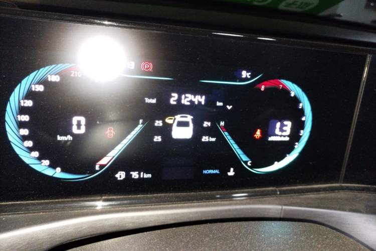 Used CHANGAN Eado 2022 PLUS 1.6L GDI Manual Elite Model Odometer Close Up
