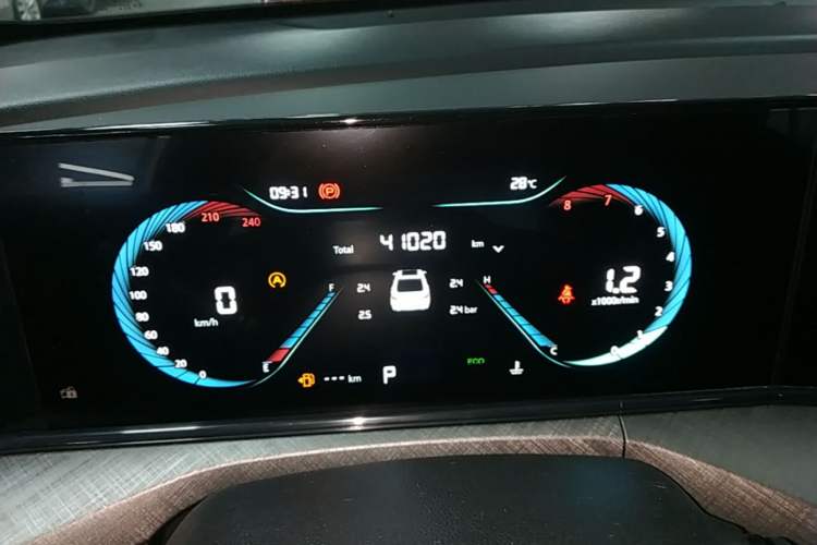 Used CHANGAN Eado 2022 PLUS Blue Whale NE 1.4T GDI DCT Prestige Edition Instrument Cluster