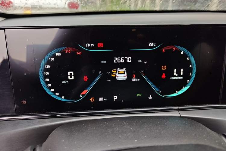 Used CHANGAN Eado 2022 PLUS 1.6L GDI CVT Luxury Model Instrument Cluster