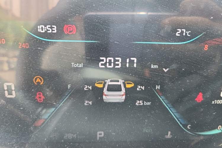 Used CHANGAN Eado 2022 PLUS Blue Whale NE 1.4T GDI DCT Prestige Edition Odometer Close Up