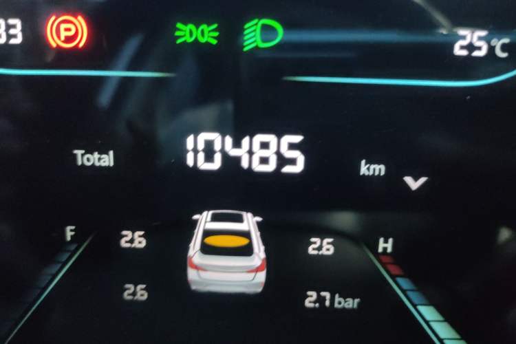 Used CHANGAN Eado 2022 PLUS Blue Whale NE 1.4T GDI DCT Prestige Edition Odometer Close Up