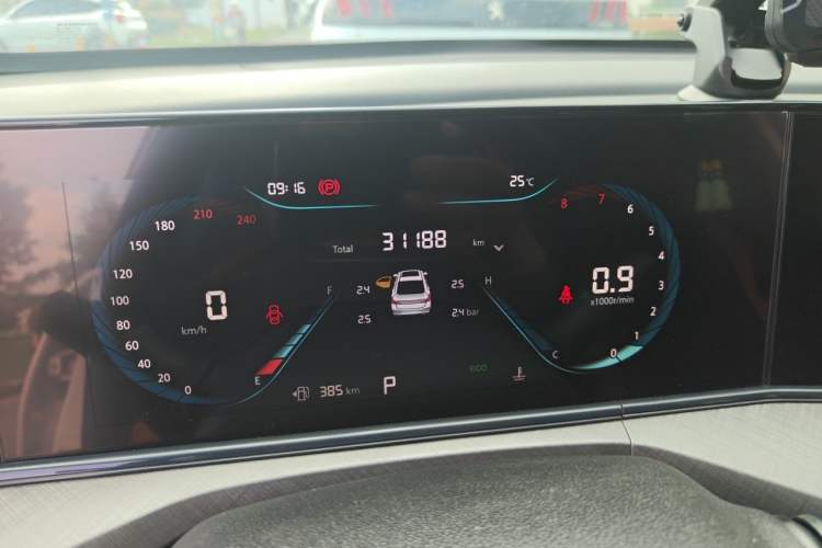 Used CHANGAN Eado 2022 PLUS Blue Whale NE 1.4T GDI DCT Prestige Edition Odometer Close Up