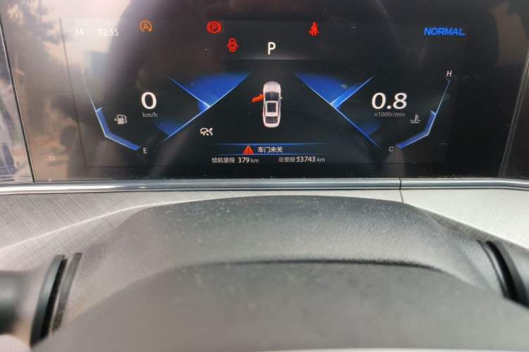 Used CHANGAN Eado 2022 PLUS Blue Whale NE 1.4T GDI DCT Flagship Edition Odometer Close Up