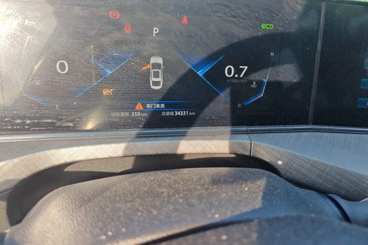 Used CHANGAN Eado 2022 PLUS Blue Whale NE 1.4T GDI DCT Flagship Edition Odometer Close Up