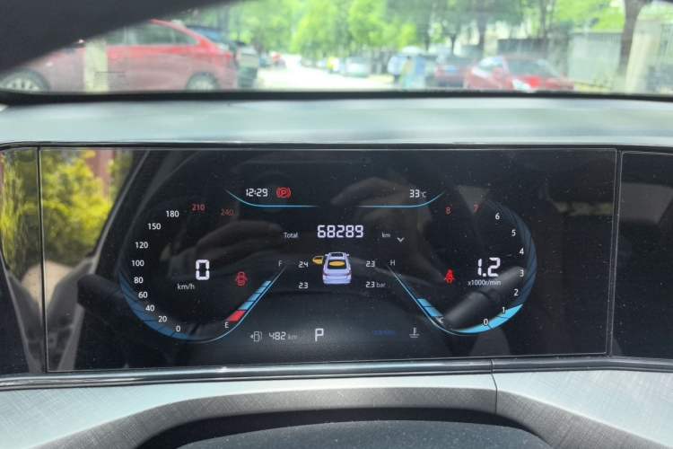 Used CHANGAN Eado 2022 PLUS Blue Whale NE 1.4T GDI DCT Prestige Edition Odometer Close Up