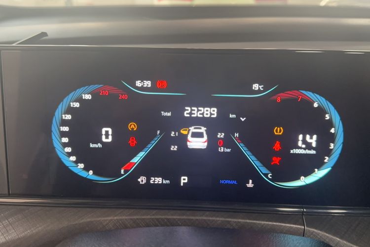 Used CHANGAN Eado 2022 PLUS Blue Whale NE 1.4T GDI DCT Prestige Edition Odometer Close Up
