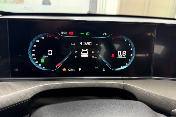 Used CHANGAN Eado 2022 PLUS Blue Whale NE 1.4T GDI DCT Prestige Edition Odometer Close Up