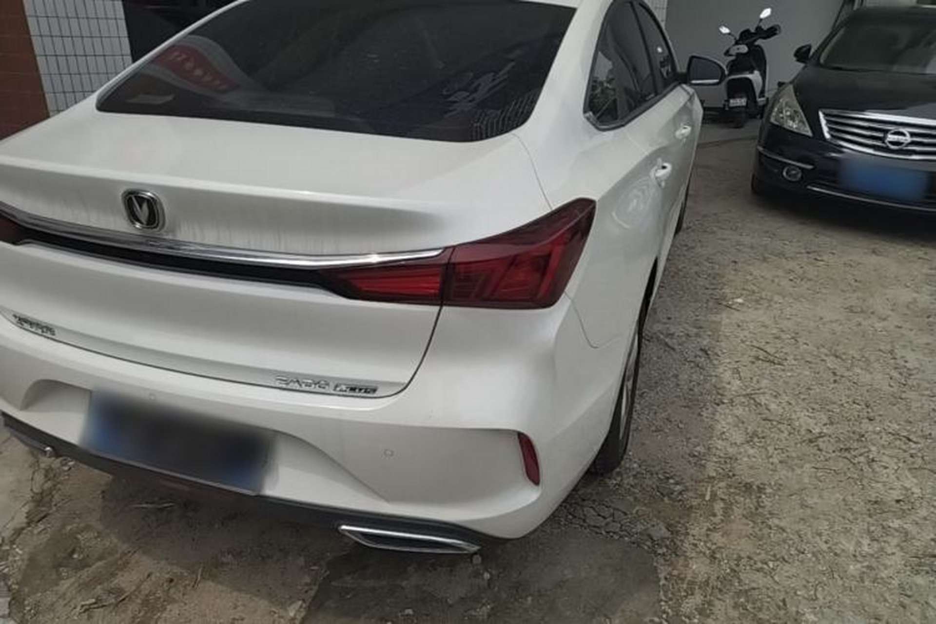 Used CHANGAN Eado 2022 PLUS 1.6L GDI CVT Elite Model Rear Right 45 Deg