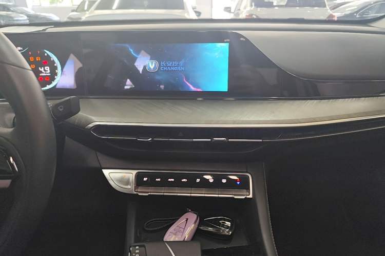 Used CHANGAN Eado 2023 Changan Edition PLUS Blue Whale NE 1.4T GDI DCT Prestige Version Audio And AC Panel