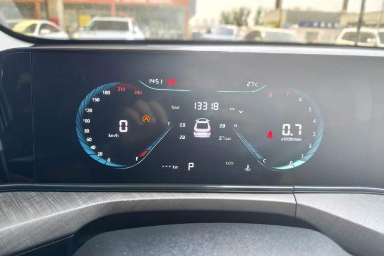 Used CHANGAN Eado 2023 Changan Edition PLUS Blue Whale NE 1.4T GDI DCT Prestige Version Instrument Cluster