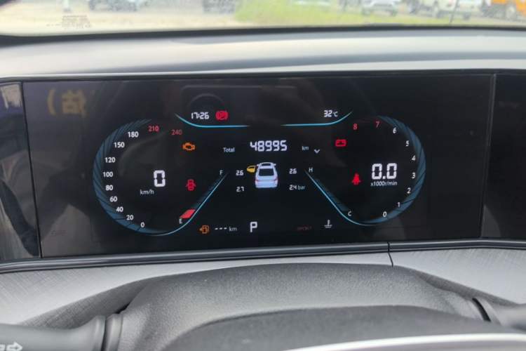 Used CHANGAN Eado 2023 Changan Edition PLUS Blue Whale NE 1.4T GDI DCT Prestige Version Instrument Cluster