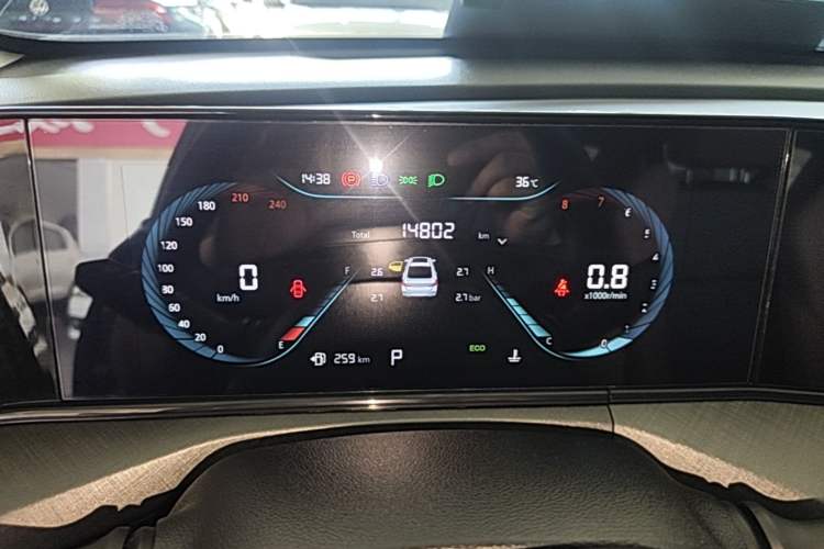 Used CHANGAN Eado 2023 Changan Edition PLUS Blue Whale NE 1.4T GDI DCT Prestige Version Instrument Cluster