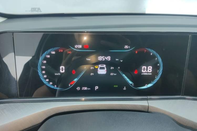 Used CHANGAN Eado 2023 Changan Edition PLUS Blue Whale NE 1.4T GDI DCT Prestige Version Instrument Cluster