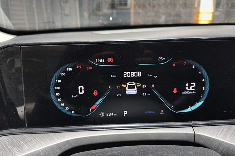 Used CHANGAN Eado 2023 Changan Edition PLUS Blue Whale NE 1.4T GDI DCT Prestige Version Instrument Cluster